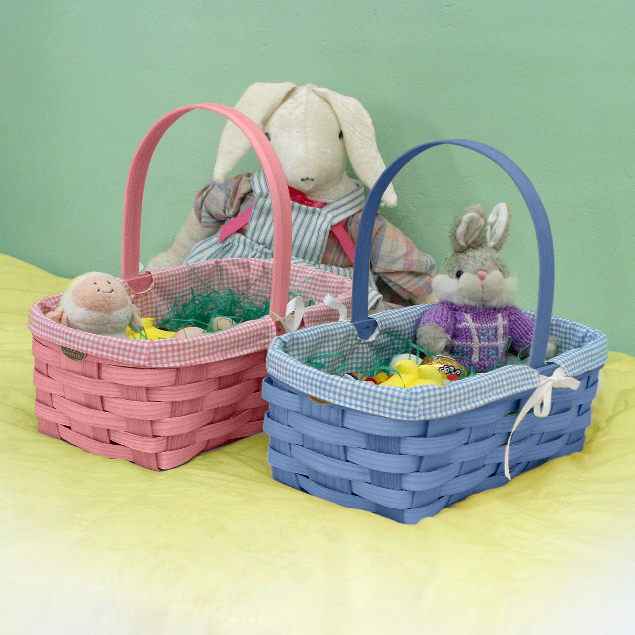 Peterboro Quality Easter and Newborn Gift Basket W/ Liner