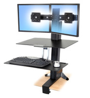 WorkFit-S Dual Monitor Support