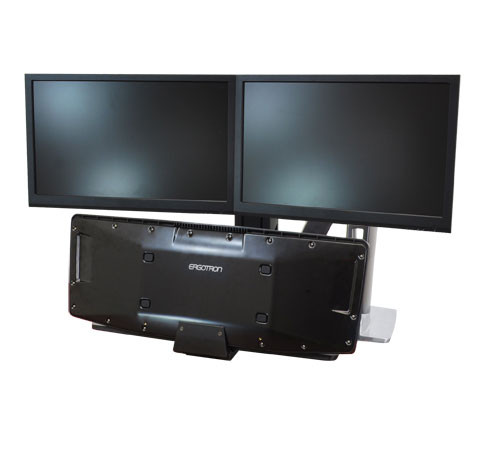 WorkFit-A, Dual Monitor Sit-Stand Workstation (24-312-026)