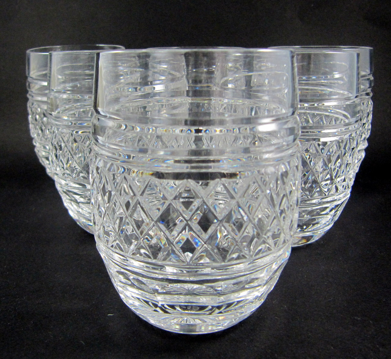 antique crystal tumblers