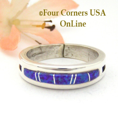 size 10 12 purple fire opal inlay ring native american wilbert muskett jr wb - Native American Wedding Rings size 10 12 purple fire opal inlay ring native american wilbert muskett jr wb - Native American Wedding Rings