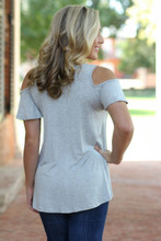Say No More Top: Heather Gray