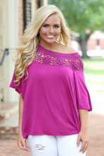 Dream In Color Top: Magenta