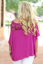 Dream In Color Top: Magenta