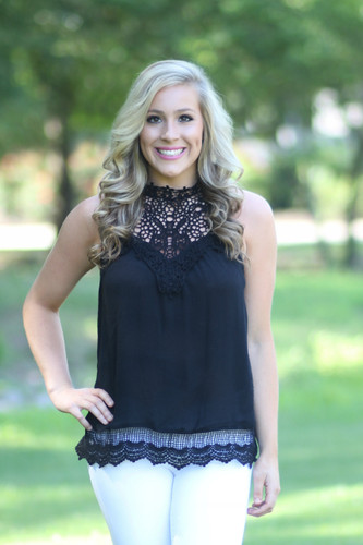 Crazy For You Top: Black