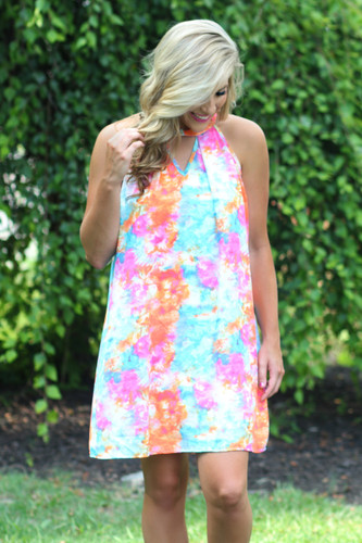 Fine By Me Dress: Multi