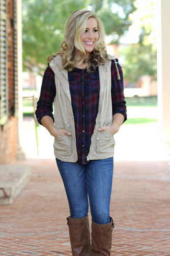 Misty Mountain Vest: Khaki