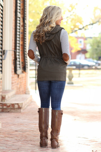 Better With You Vest: Olive