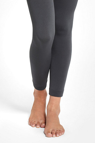 Fleece Lined Leggings: Charcoal
