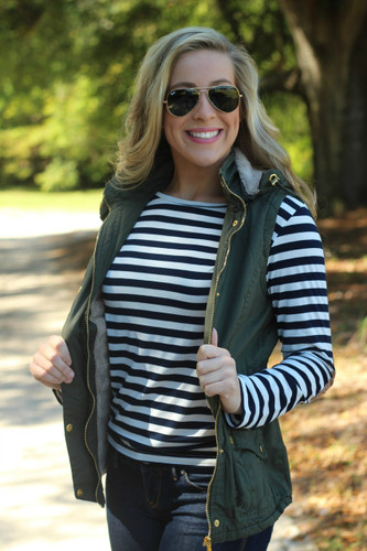 Misty Mountain Vest: Olive
