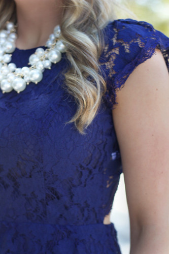 High Expectations Dress: Navy