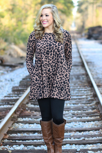 Nothing Like You Tunic: Leopard