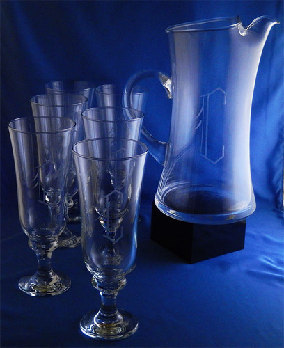 Monogrammed Raquelle Capri Drink Set