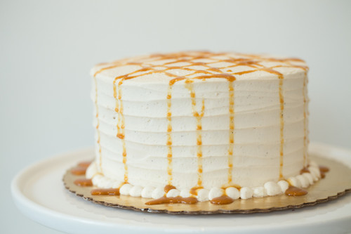 Vanilla Bean Caramel Cake