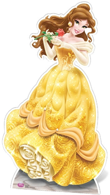 princess disney belle cutout cardboard cutouts standee princesses beauty outs starstills lifesize magnify roll zoom