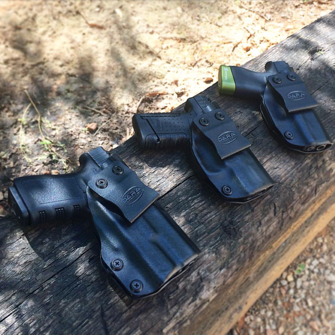 Glock 19 with XC-1 Holster, XDS IWB Holster nd Glock 43 IWB Holster, glock 19 with surefire xc-1 holster, iwb glock 19 holster, g43 holster, xds holster