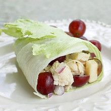 Chicken and Peanut Butter Lettuce Wraps - (Free Recipe below)