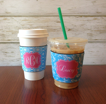 sleeve coffee reusable personalized