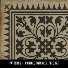 vintage vinyl floor cloth pattern 21 twinkle twinkle little bat vintage vinyl floor cloth pattern 21 twinkle twinkle little bat