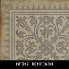 vintage vinyl floor cloth pattern 21 the white rabbit | pura vida vintage vinyl floor cloth pattern 21 the white rabbit | pura vida