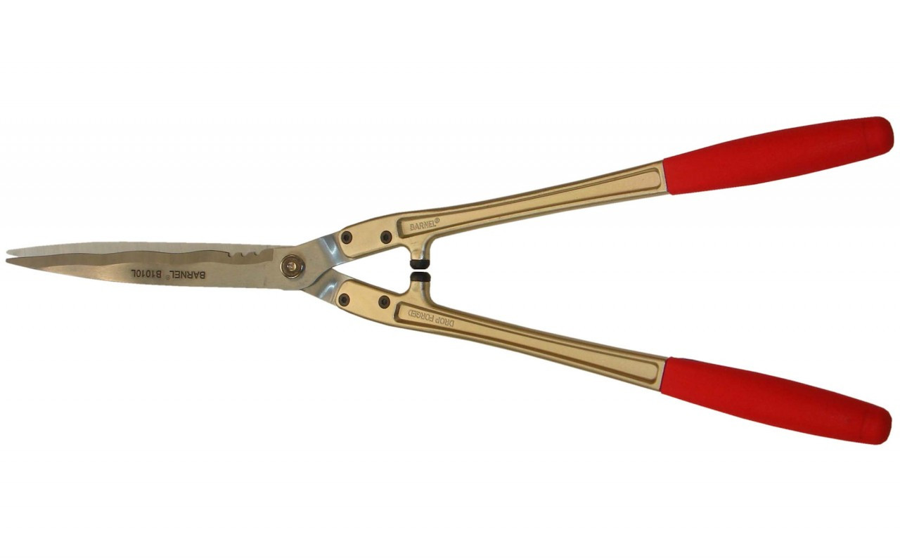 Barnel® B1010L Hedge Shears 28" (71 cm) Shears, Wavy Serrated