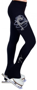 Skating Pants with Rhinestones R233LP - Light Purple
