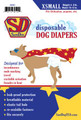 Disposable Dog Diaper XXS-XL (Case of 12) 