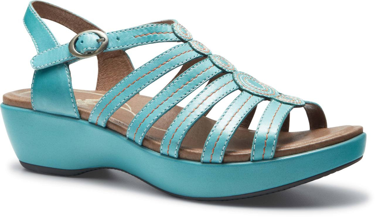 dansko lou turquoise