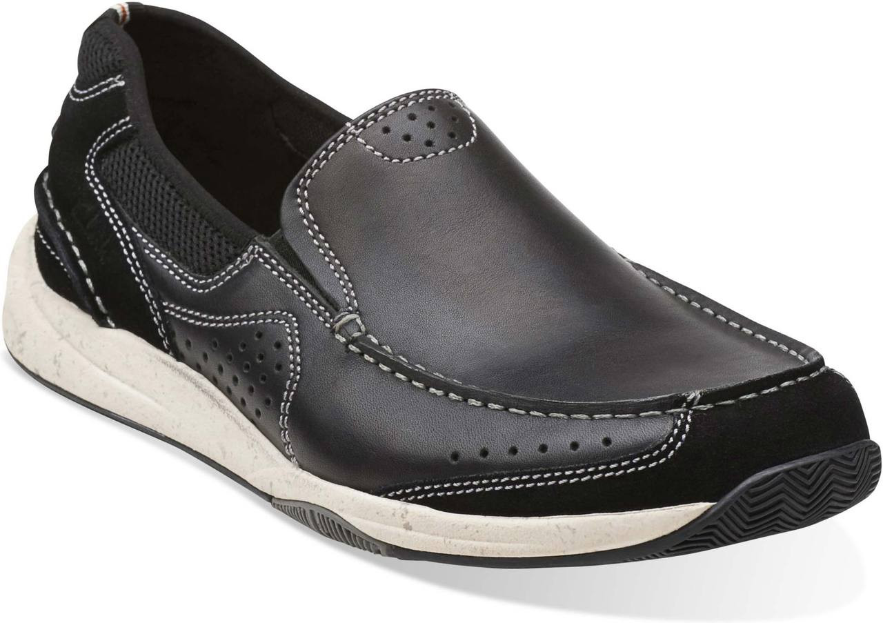 clarks mens slip on shoes