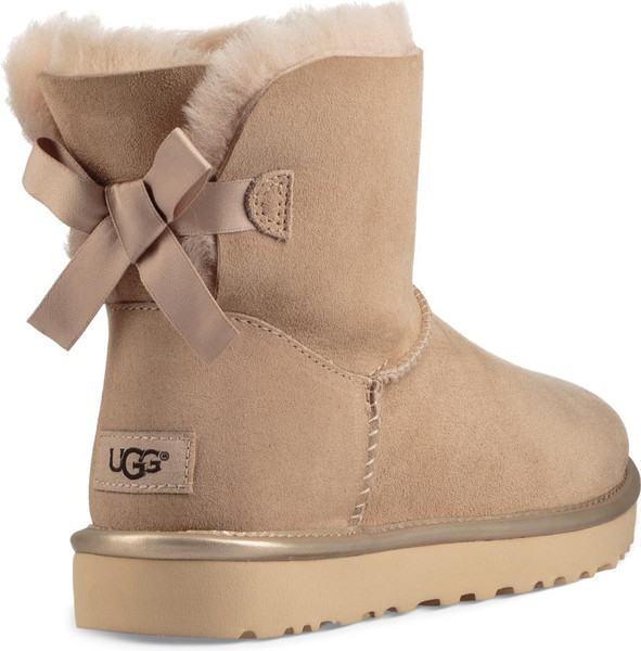 Ugg mini bailey bow metallic dusk hotsell