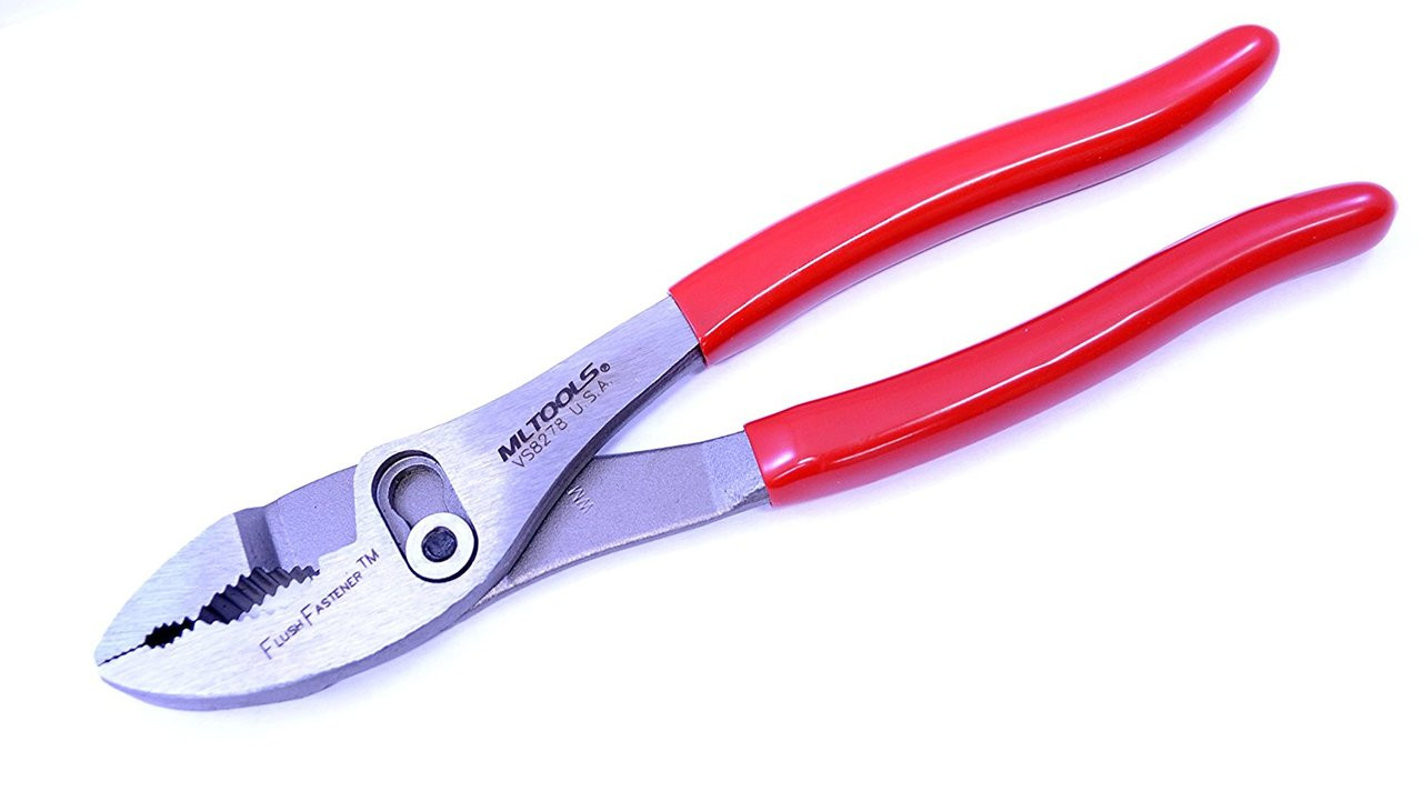 MLTOOLS 8-inch Flush Fastener Combination Slip Joint Pliers Made in USA  VS8278 - ML Tools  Equipment,LLC