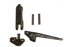 MG42 Front Sight Assembly WW2 (Front Sight w/ spring & plunger, Flash-Hider Latch, Base, & Rivets)