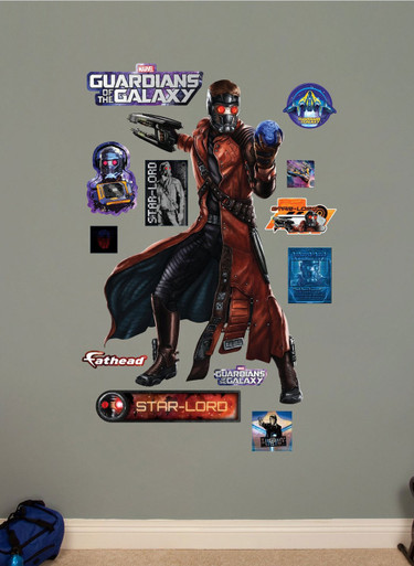 Fathead Star Lord Marvel Fathead Star Lord Marvel