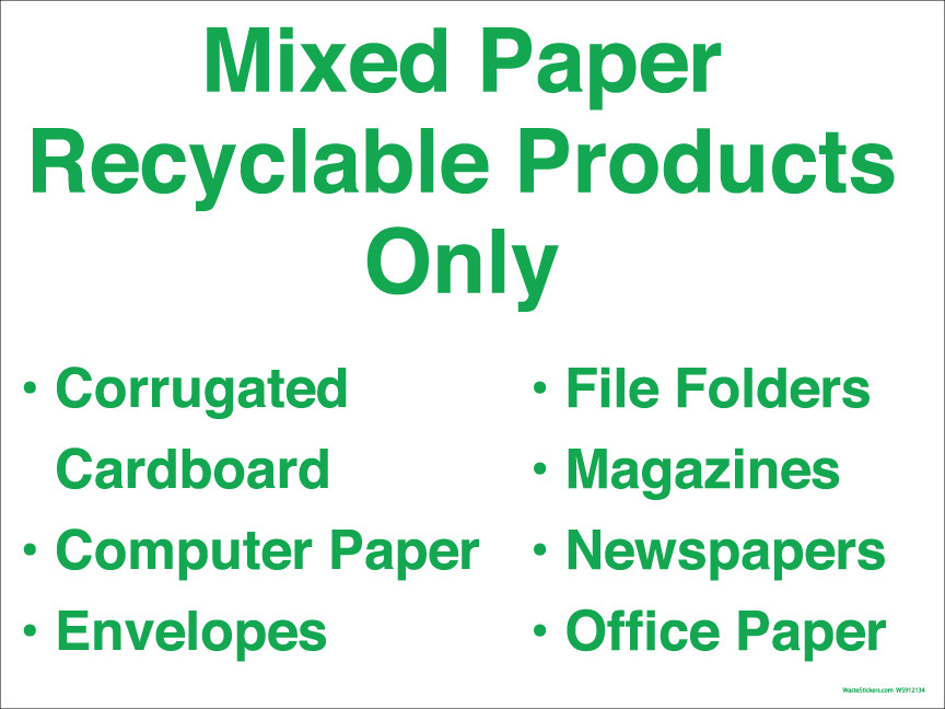 Recycle Paper Only