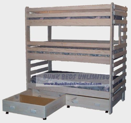 Triple Bunk Bed With Trundle