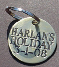 Engraved Brass Foal Tag