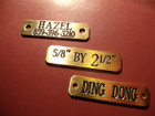 Small Dog Collar Plate