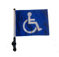 HANDICAP Golf Cart Flag with Pole