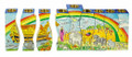 Fitted Channukah Menorah-Noah's Ark