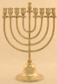 Classic 10" Brass  Menorah