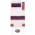 Yair Emanuel Embroidered Cotton Tallit – Jerusalem in color THE-4
