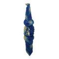 Blue White Havdalah Candle    HV-HBW12F