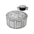 Silver Plated 3 Level Seder Plate with Doors