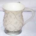 Acrylic Washing Cup Silver (WC-AVI563S)