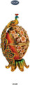 Orange with Amber Crystals