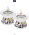 Jerusalem Candlesticks Small Round