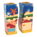 Ceramic Salt and Pepper Shaker -United  Jerusalem