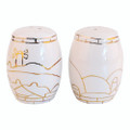 Ceramic Salt and Pepper Shaker<br>Jerusalem of Gold