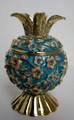 Jeweled Honey Dish, Floral Motif