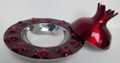 Emanuel Pomegranate Honey Dish, Red